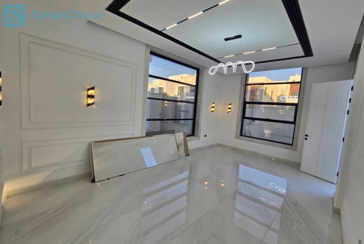🔥 Brand New Luxury 6BR Villa with Private Pool | Modern Design | Rooftop | Spacious Courtyard | Al Helio 2, Ajman | Family Living