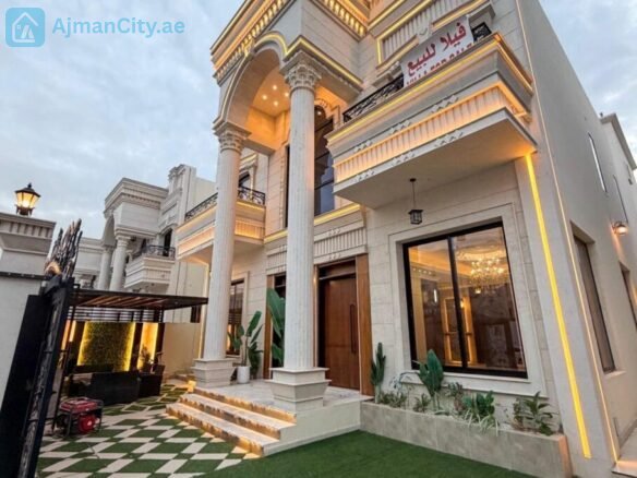 فيلا فاخره للبيع ٢ مقابل من حديقه الحميديه