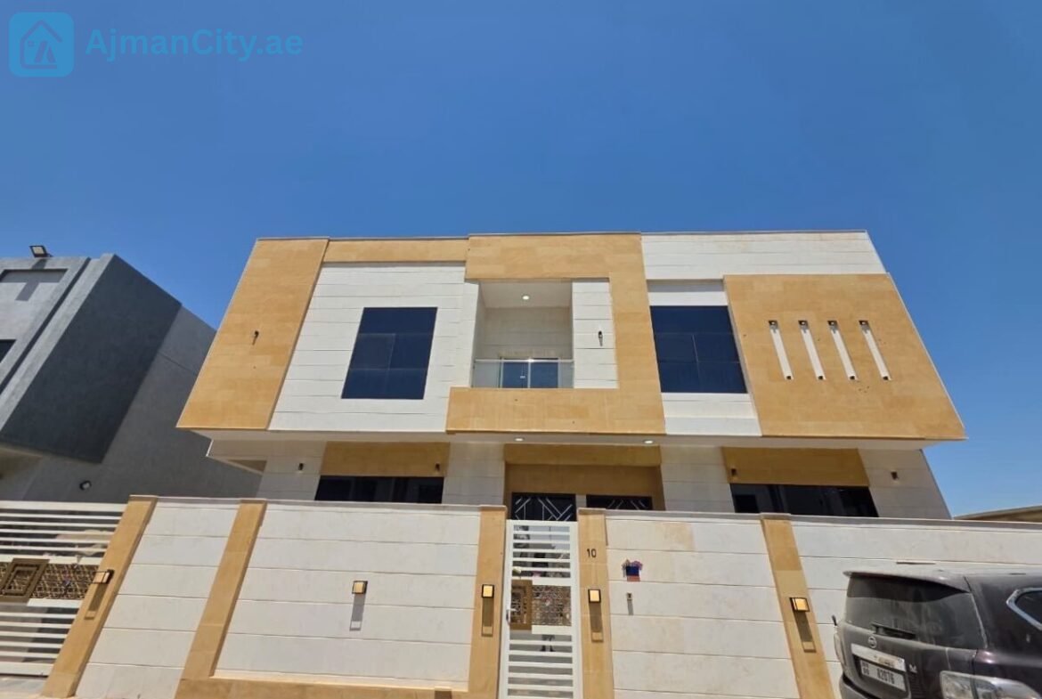 ️ 5 غرف ماستر | مجلس | صالتان | غرفة خادمة | حوش واسع | 120,000 درهم | 4 دفعات