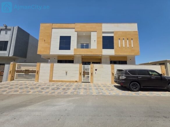 ️ 5 غرف ماستر | مجلس | صالتان | غرفة خادمة | حوش واسع | 120,000 درهم | 4 دفعات