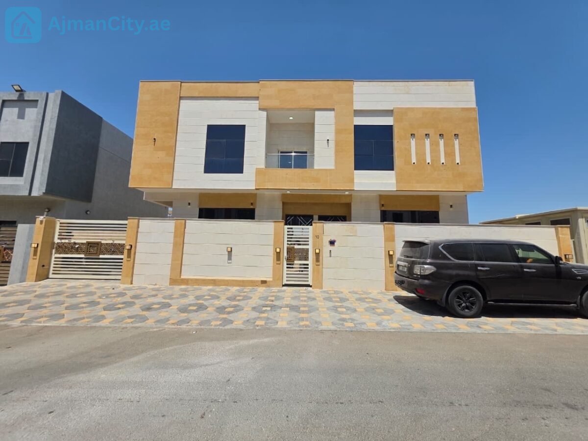 ️ 5 غرف ماستر | مجلس | صالتان | غرفة خادمة | حوش واسع | 120,000 درهم | 4 دفعات
