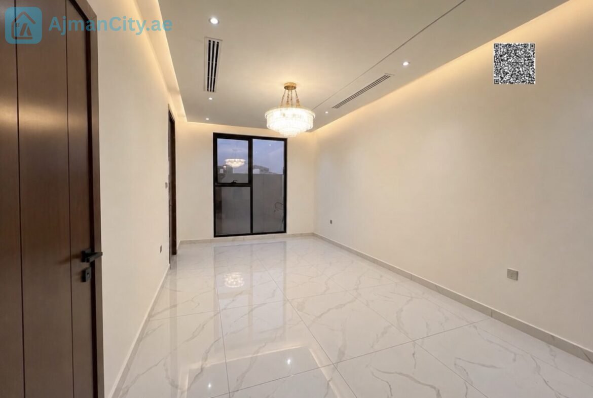 Location: Al Helio 2, Land Area: 1,700 sq ft (including registration and ownership fees)Built-up Area: 3,200 sq ftPrice: AED 1,350,000Features:Ground floor with a fully open layout including a spacious living room, open kitchen, and maid’s room5 master bedrooms on the first floor, providing complete privacy for each family memberPractical storage under the stairs to make the most of every square meterSecond floor includes an additional master bedroom (the fifth), a large living room, and a spacious terrace ideal for family gatherings and barbecuesDedicated laundry room space7 bathroomsElegant stone facades and a luxurious marble staircase