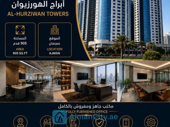 مكتب للبيع أبراج الهورزيوان عجمان