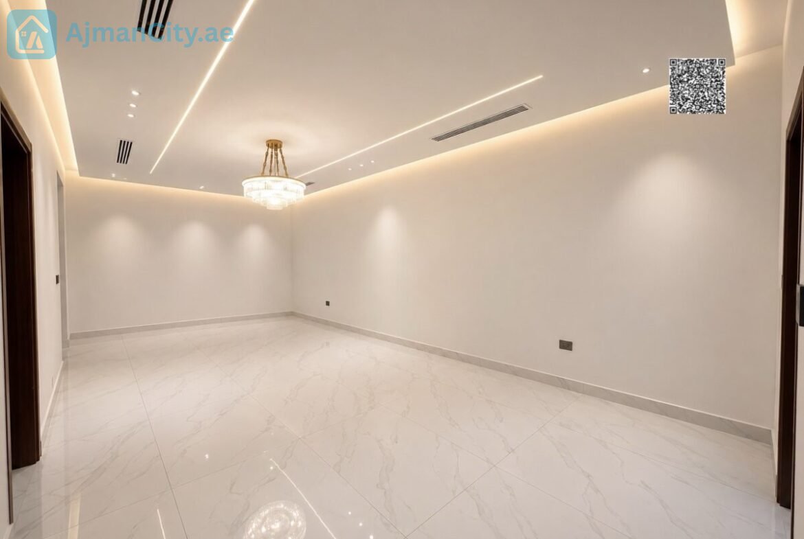 Location: Al Helio 2, Land Area: 1,700 sq ft (including registration and ownership fees)Built-up Area: 3,200 sq ftPrice: AED 1,350,000Features:Ground floor with a fully open layout including a spacious living room, open kitchen, and maid’s room5 master bedrooms on the first floor, providing complete privacy for each family memberPractical storage under the stairs to make the most of every square meterSecond floor includes an additional master bedroom (the fifth), a large living room, and a spacious terrace ideal for family gatherings and barbecuesDedicated laundry room space7 bathroomsElegant stone facades and a luxurious marble staircase