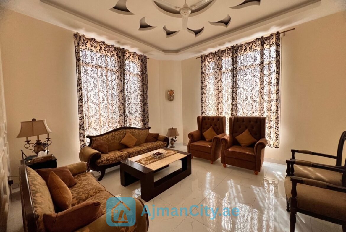 Spacious 5-Bedroom Corner Villa for Rent – Al Helio 2, Ajman