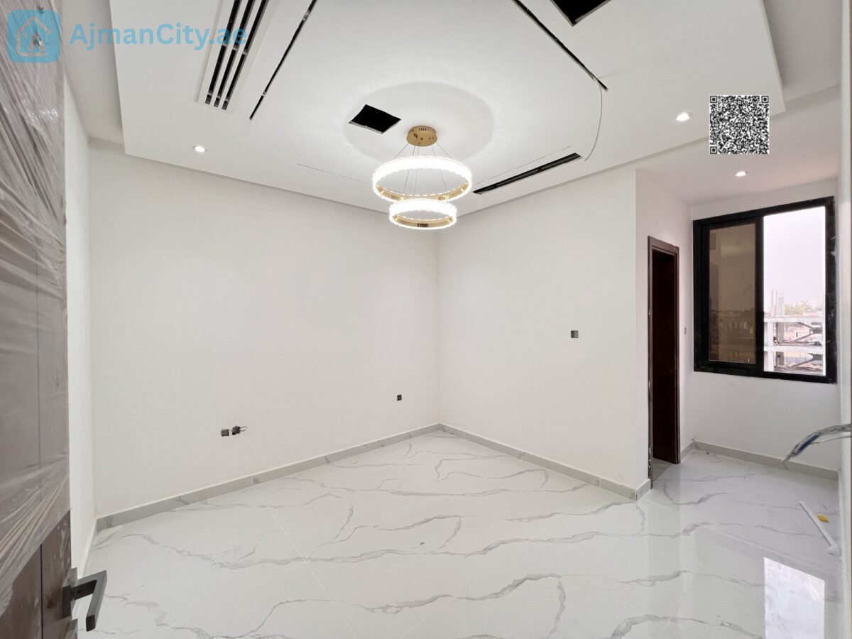 Location: Al Helio 2, Land Area: 1,700 sq ft Location: Al Helio 2, Land Area: 1,700 sq ft (including registration and ownership fees)Built-up Area: 3,200 sq ftPrice: AED 1,350,000Features:Ground floor with a fully open layout including a spacious living room, open kitchen, and maid’s room5 master bedrooms on the first floor, providing complete privacy for each family memberPractical storage under the stairs to make the most of every square meterSecond floor includes an additional master bedroom (the fifth), a large living room, and a spacious terrace ideal for family gatherings and barbecuesDedicated laundry room space7 bathroomsElegant stone facades and a luxurious marble staircase