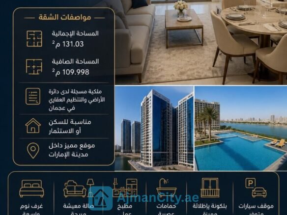 شقة للبيع مدينة الامارات عجمان
