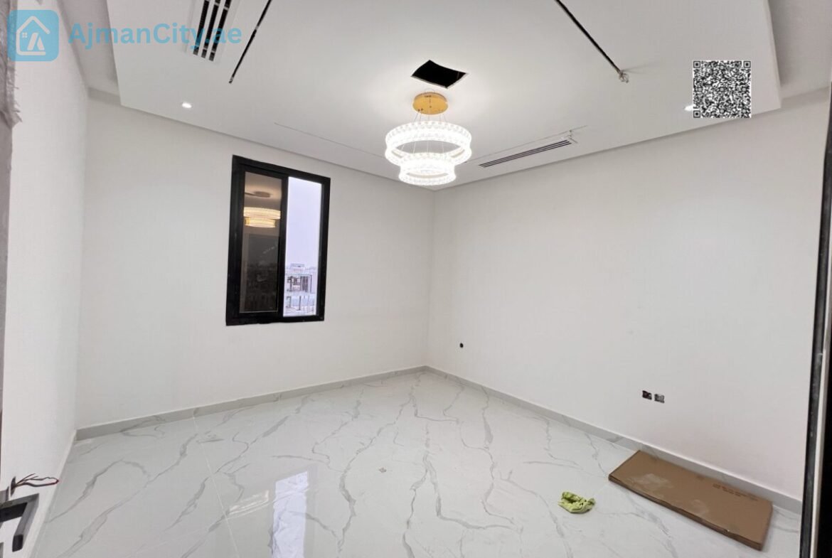 Location: Al Helio 2, Land Area: 1,700 sq ft (including registration and ownership fees)Built-up Area: 3,200 sq ftPrice: AED 1,350,000Features:Ground floor with a fully open layout including a spacious living room, open kitchen, and maid’s room5 master bedrooms on the first floor, providing complete privacy for each family memberPractical storage under the stairs to make the most of every square meterSecond floor includes an additional master bedroom (the fifth), a large living room, and a spacious terrace ideal for family gatherings and barbecuesDedicated laundry room space7 bathroomsElegant stone facades and a luxurious marble staircase