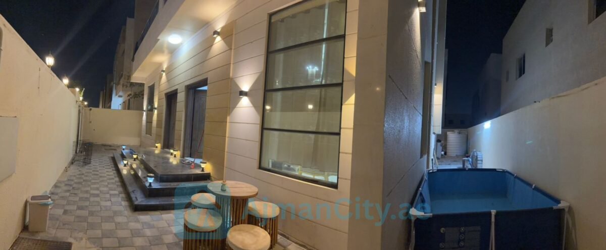 🏡✨ فيلا للإيجار السنوي في الياسمين – عجمان✅ 6 غرف نوم✅ 7 حمامات
