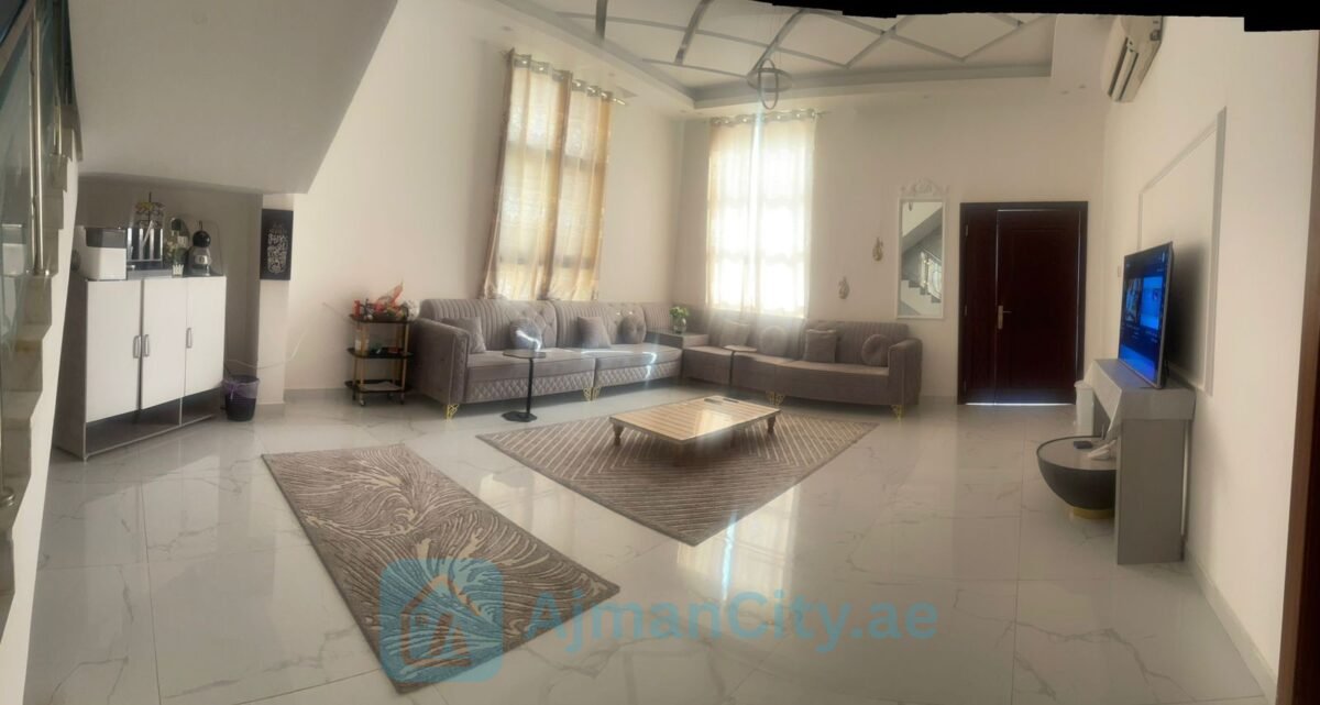 🏡✨ فيلا للإيجار السنوي في الياسمين – عجمان✅ 6 غرف نوم✅ 7 حمامات