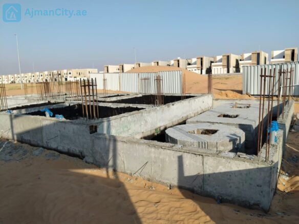 تاون هاوس زاوية قيد الإنشاء في بساتين السرة – المالك بدأ البناء فعلياً. A Great Opportunity – Corner Townhouse Under Construction In Basatin Al Serra, With Construction Already Started By The Owner.