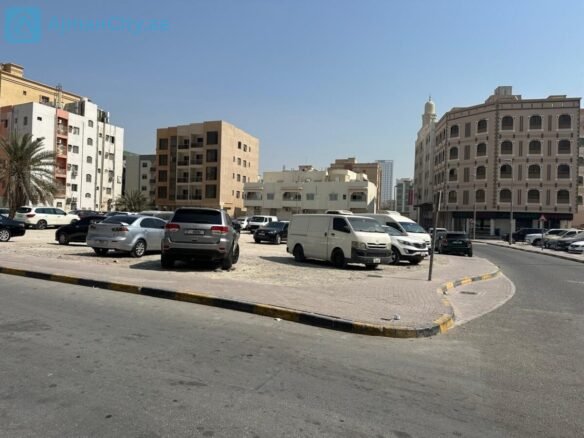 Corner Plot For Sale In Al Nakhil, Ajman, Located On Two Streets, 3,703 Sq. Ft., G+4 Permit, Prime Location And Excellent Investment Opportunity, Aed 4.2 Million.أرض زاوية على شارعين للبيع في النخيل عجمان مساحة 3703 قدم مربع تصريح أرضي و4 طوابق موقع مميز وفرصة استثمارية بسعر 4.2 مليون درهم